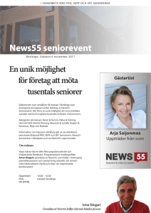 En unik möjlighet för företag att möta tusentals seniorer