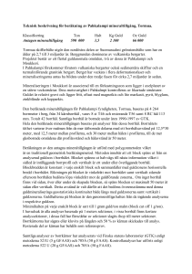 Teknisk beskrivning för beräkning av Pahkalampi