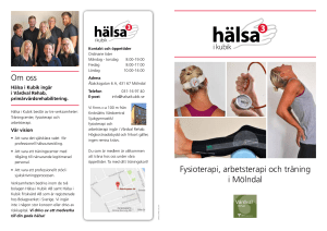 Fysioterapi, arbetsterapi och träning i Mölndal