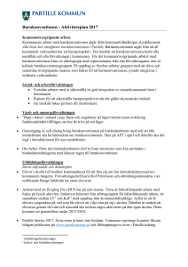 Barnkonventionen - Aktivitetsplan 2017