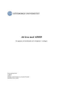 Att leva med ADHD