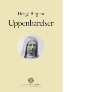 Heliga Birgitta · Uppenbarelser