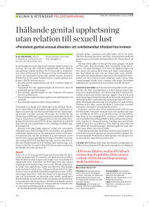 Ihållande genital upphetsning utan relation till