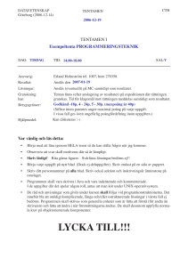 LYCKA TILL!!!