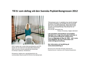 Till Er som deltog vid den Svenska
