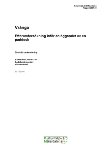 Vrånga - Stiftelsen Kulturmiljövård