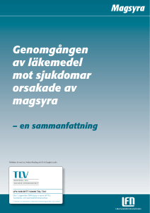 Genomgången av läkemedel mot sjukdomar orsakade av magsyra