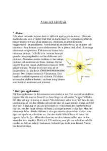 Atom och kärnfysik