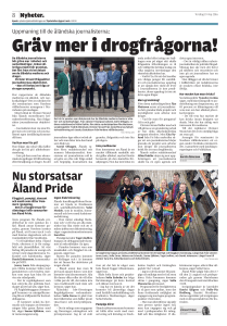 Gräv mer i drogfrågorna!
