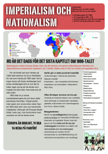 Nationalism och imperialism