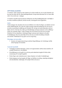 LPP-Etiska modeller