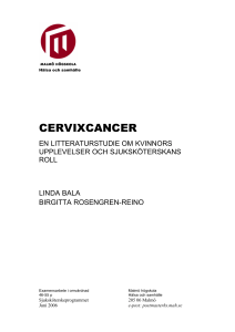 cervixcancer - Malmö högskola