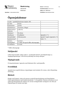 Ögonsjukdomar - Landstinget Gävleborg