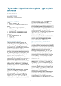 DigInclude - Digital inkludering i det uppkopplade samhället