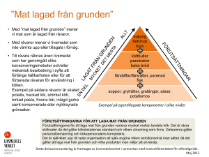 Lagat från grunden