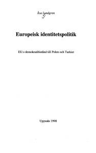 Europeisk identitetspolitik