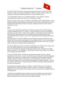 Globala orättvisor” – Vietnam