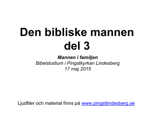 Den bibliske mannen del 3