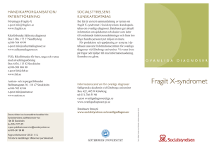 Fragilt X-syndromet