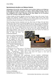 Sprickmineral skvallrar om Skånes historia