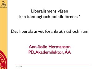Ideologierna innehåller förklaringar och beskrivningar av