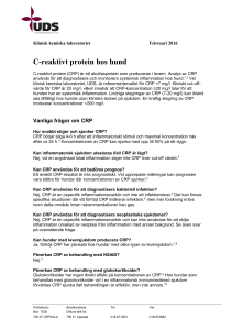 CRP - Universitetsdjursjukhuset