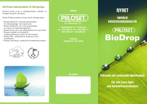 BioDrop - Piiloset