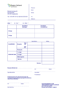 Blankett skickas till: Syncentralen 434 80