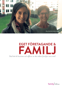 eget företagande - Family-Lab
