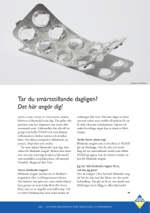 Tar du smärtstillande dagligen? Det här angår dig!