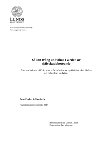 Så kan tvång undvikas i vården av självskadebeteende