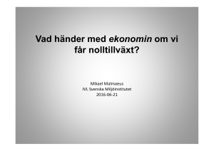 Vad händer med ekonomin om vi får nolltillväxt?
