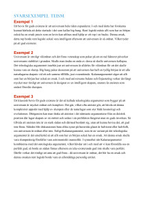 Exempelsvar debatt vetenskap och gud