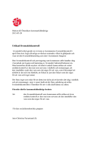 Utökad livsmedelskontroll, 2013-02-20