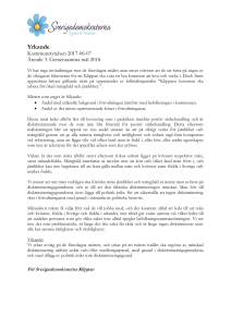 Yrkande - SD Klippan - Sverigedemokraterna