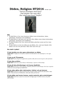 Vad händer när man dör?