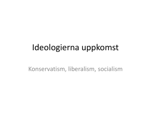 Ideologierna uppkomst