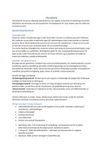 Checklista VT-17 - Tillämpad apoteksfarmaci