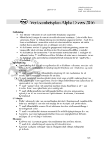Verksamhetsplan_Alpha_Divers 2016
