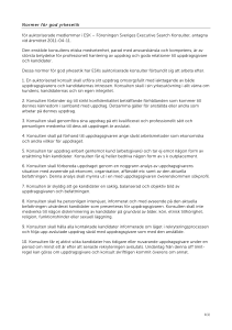 ESK-normer för god yrkesetik