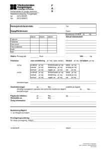 Ljungby kommun- Faxmeddelande