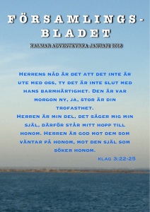 1 Församlingsbladet januari 2016