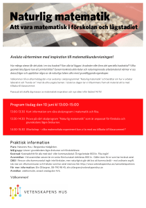 Naturlig matematik