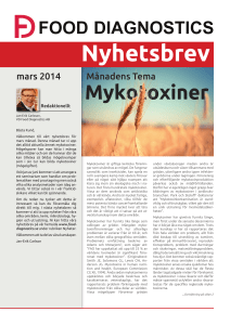 Nyhetsbrev - Food Diagnostics AB