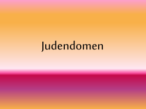 Judendomen - svenskareligion