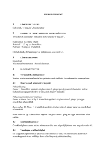 Solvezink effervescent tablet SmPC