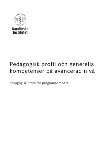 programnämnd 9s pedagogiska profil - Ping Pong