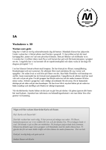 Veckobrev v. 50