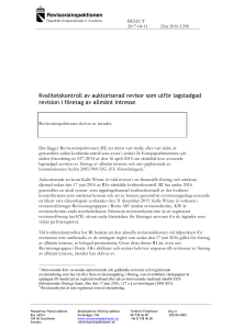Kalle Wrane, auktoriserad revisor