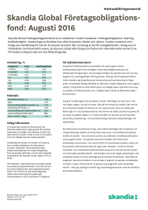 Skandia Global Företagsobligations